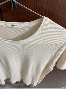 Ribbed Fitted Tshirt