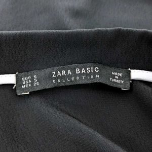 ZARA Size XS Womens Contrast Black White Blazer