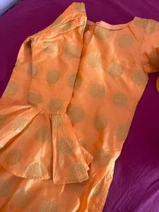 Festvie Kesariya Colour Kurta