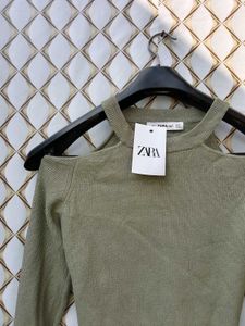 New With Tag Zara Trendy Crop Wool