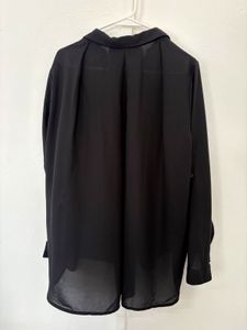 Black Button-Down Shirt