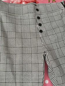 Rio Brand Traggings In Checked Pattern