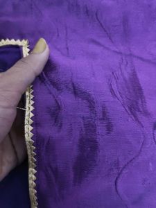 Elegant Purple Kurta Set self stitch