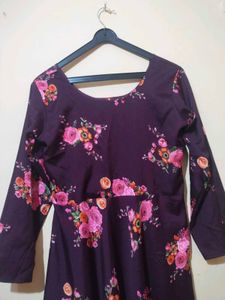 Floral Anarkali Suit