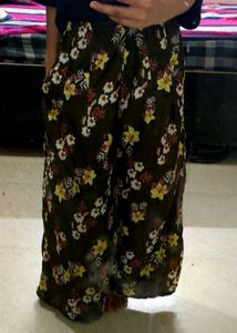Beautiful Bloom Floral Print Plazzo