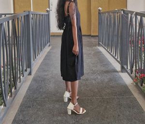 Chic Black Button-Down Dress