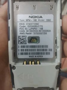 Kharab Nokia 3360 Without battery CDMA No SIM