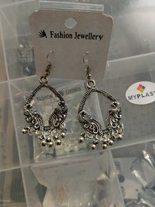 peacock Design Jhumka 🦚