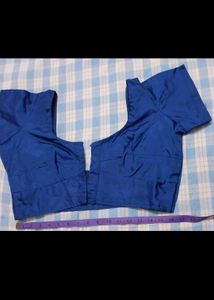 Blue Readymade Saree Blouse