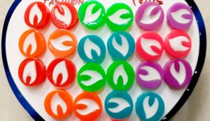 New Designer 2 Dozens 24 Set Stylish Heart Stud