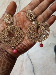 Earing With Maang Teeka