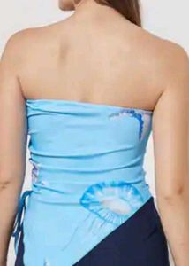 Cute Blue Starfish Tube Top