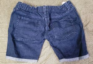 Denim Shorts || Waist Upto 28 || Stretchable Elast
