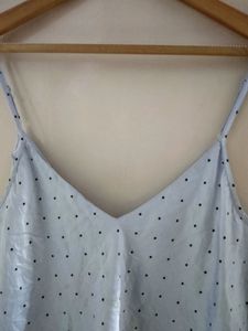 Blue Polka Dot Cami