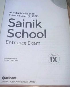 Sainik School Entrance Exam