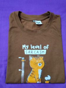 Tshirt In Brown Colour