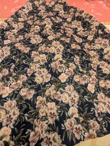Floral Print Skirt