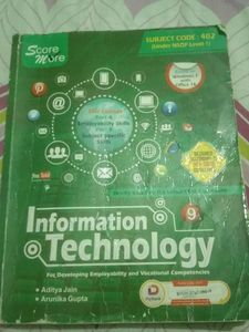 Information Technology Book For Class 9 th Code402