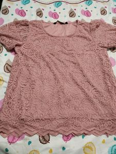 Pink Puff Sleeve Top