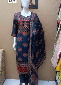Suit Kurti Set With Pants &amp; Dupatta