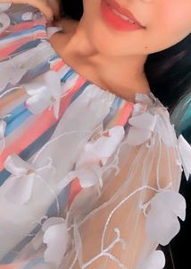 Butterfly Crop &amp; Off Shoulder Top