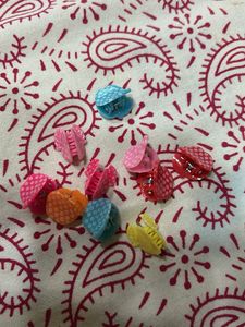 Colorful Hair Clips Set Of 10