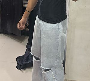 baggy wide leg jeans unisex