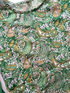 Green Printed Kurta Set