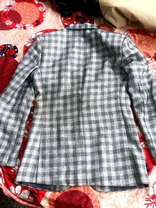 Checked Blazer