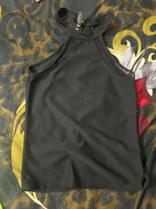 Black Halter Top