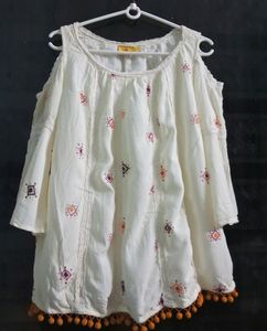 A Cold Shoulder Top