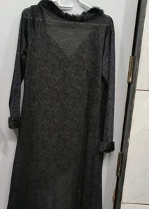 Lace Cami Slip Dress With Robe