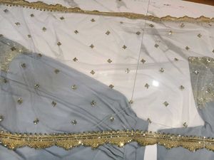 Elegant Grey Embroidered Kurta 3psSet