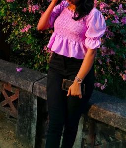 Lavender Crop Top