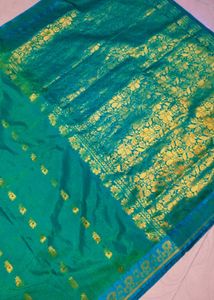 Beautiful Full Shining Pure Silk Saree