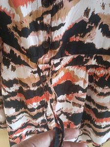 Thailand Abstract Print Shirt for Women
