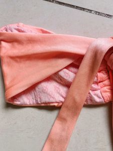Peach Bikini Top
