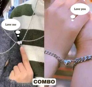 Couple Breslet And Chain Combo