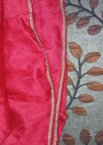 Red Ethnic Skirt
