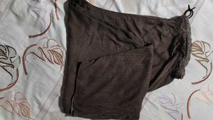 Yellow Top &amp; Brown Pants Set