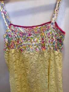 Floral &amp; Lace Cami Top/Dress