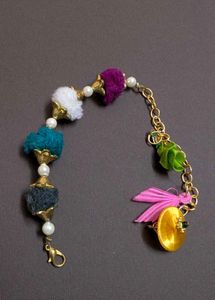 Multi Colored Charm Bracelet