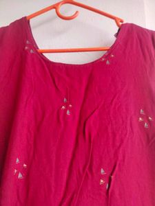 Beautiful Maroon Kurta Set