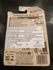 Hot Wheels &#39;89 Mercedes-Benz