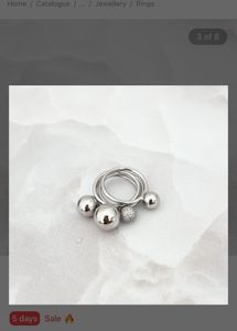 5 In 1 92.5 Silver Ring
