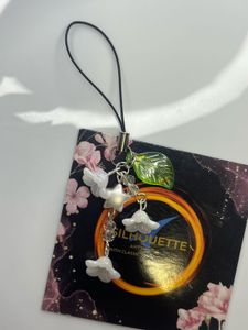flower phone charm