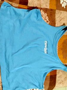 Ajile By Pantaloons Cropped Microfiber Vest Top