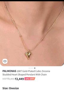 PALMONAS Heart Necklace