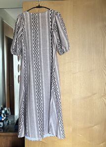 Striped Midi Dress/Unused
