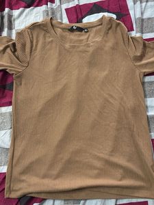 Light brown daily wear tshirt